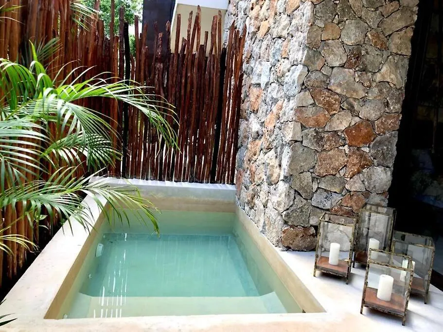 Luxury 2 Bdr 2 Bth 2 Bikes Jacuzzi Fiboptic Wifi. Apartment Tulum 0*,  Mexico