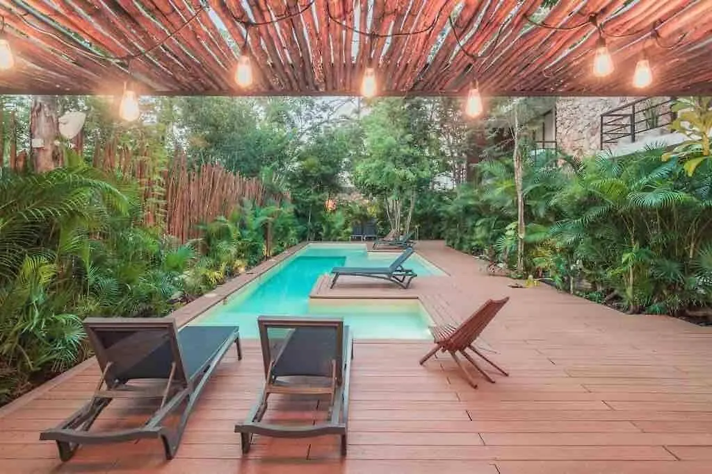 Luxury 2 Bdr 2 Bth 2 Bikes Jacuzzi Fiboptic Wifi. Apartment Tulum 0*,