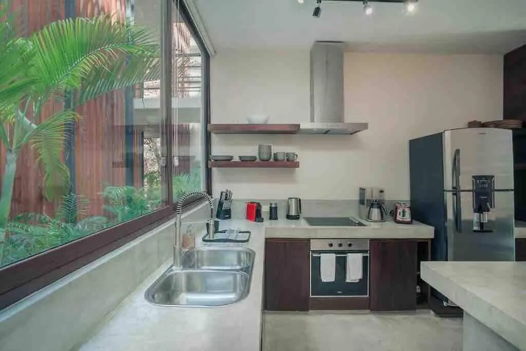 Luxury 2 Bdr 2 Bth 2 Bikes Jacuzzi Fiboptic Wifi. Apartment Tulum Mexico