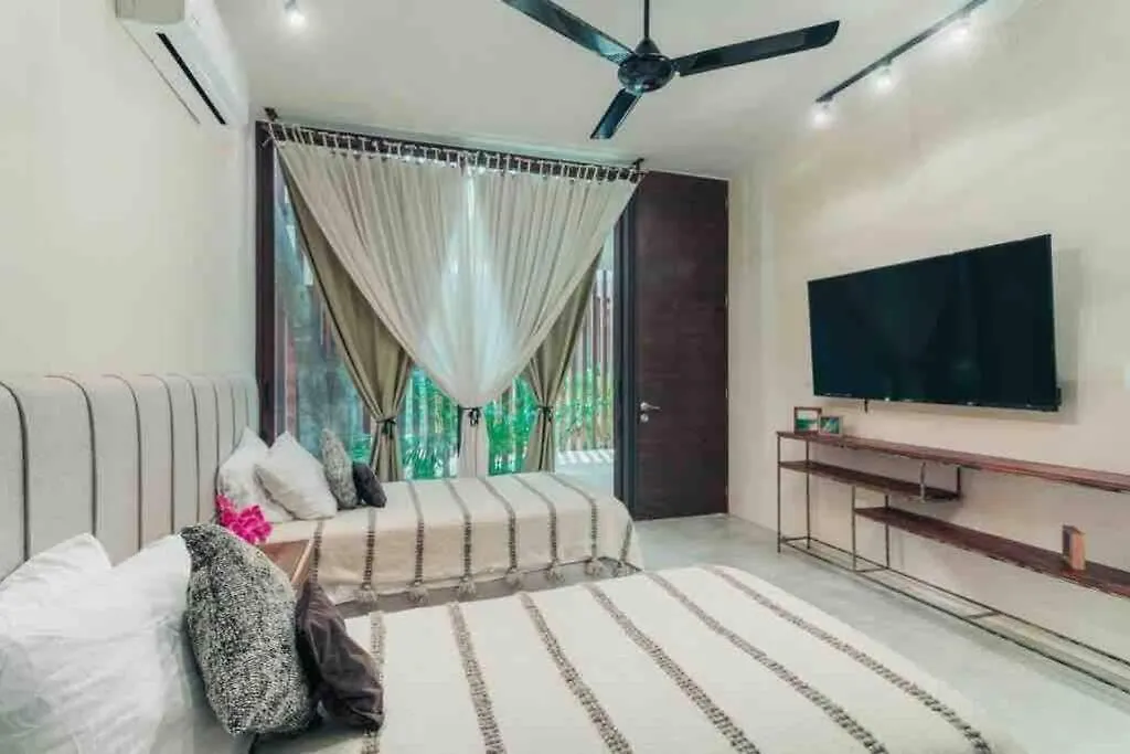 Luxury 2 Bdr 2 Bth 2 Bikes Jacuzzi Fiboptic Wifi. Apartment Tulum